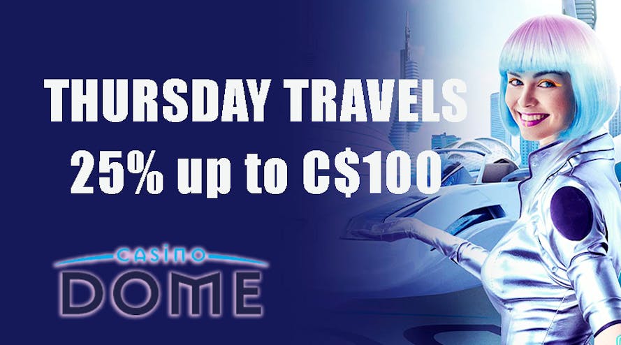 Thursday Travel Promotion by Casino Dome