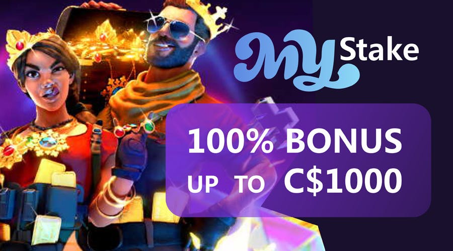 MyStake casino welcome bonus