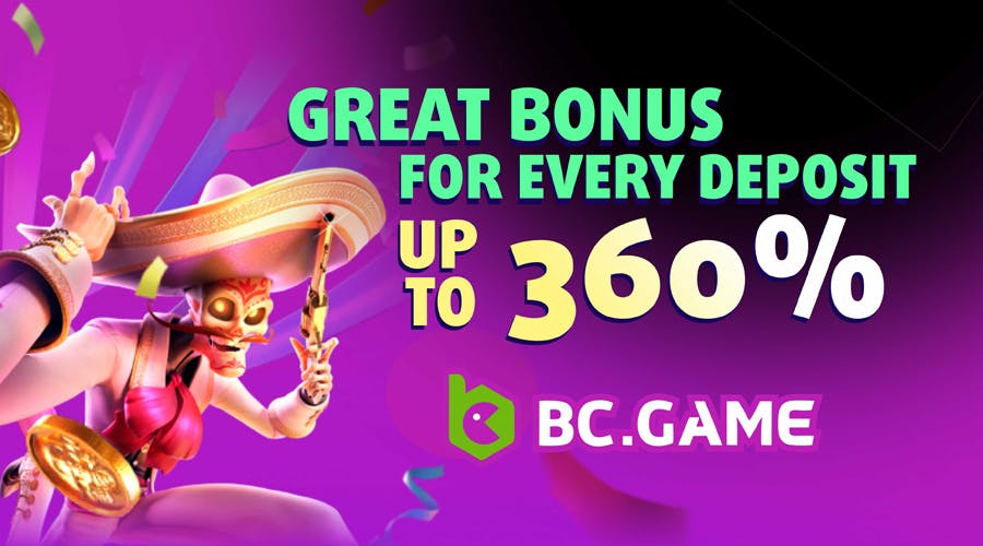 BC.Game casino welcome bonus