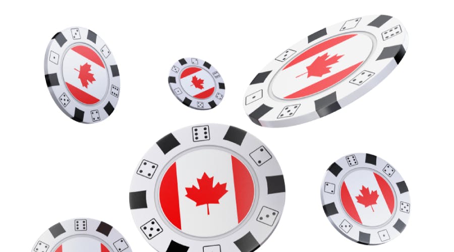 Poker Tips with Canada Flag